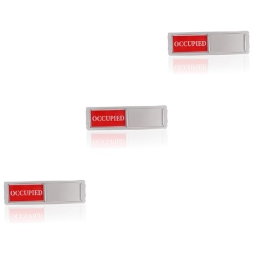 Señales magneticas de puerta ocupada y carteles de privacidad deslizantes para salas de oficina