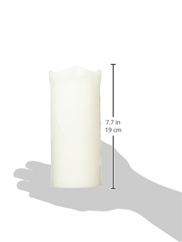Melrose Simplux Simplex Led Dripping Candle With Moving Flame, Flickering Led Pillar Candles For Indoor Outdoor Lanterns, Porch, Long Lasting #TOP1