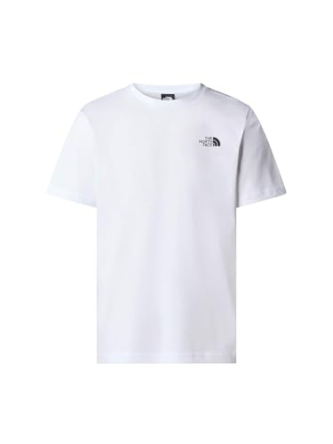 THE NORTH FACE Camiseta Redbox 87NP para Hombre de algodón Blanco, Color Blanco., L