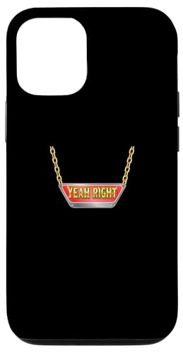 ���b�h�J���[ Yeah Right Chain Red Graphic �X�}�z�P�[�X iPhone 12/12 Pro �p