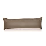 Pillowtex Cotton Body Pillow Cover (Brown - 20