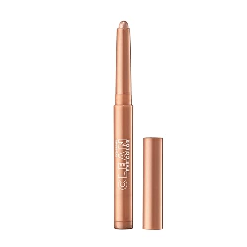 CoverGirl Clean Eye Color, Gold Dusk, Eyeshadow Sticks, Ultra Creamy Formula, Lightweight, Buildable Formula, Lasts All Day, Smudge-Proof, 0.05oz
