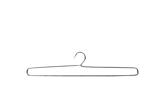 Amarshri Metal Sleek Hanger Mild Steel Chrome Plated Hangers For Clothes Ii Rustproof Multipurpose Clothes Hanger Pack of 12.