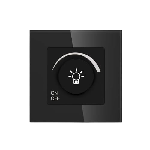 Variateur de vitesse de ventilateur blanc et interrupteur rotatif