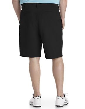 Reebok Big and Tall Golf Performance Flat-Front Shorts Black 482