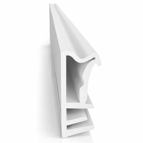 Fensterdichtung Flügelfalzdichtung Nutbreite- 5mm / Falz - 12 mm aus TPE hochwertige Holzfensterdichtung Fenster (Weiß 10 m)