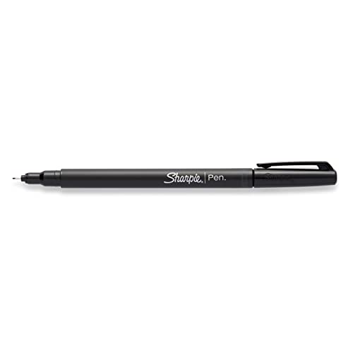 Sharpie Felt Tip Pens, Fine Point (0.4Mm), Black, 12 Count #TOP3