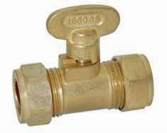 10mm Gas Isolating Valve - Pack of 2