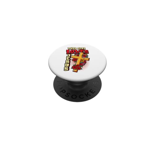 This Girl Loves Jesus PopSocket Grip