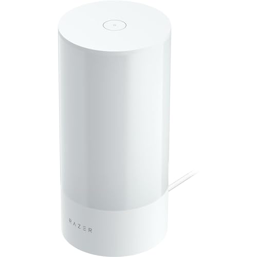 Razer Aether - Lampe Intelligente LED RGB pour Maison Connectée (Éclairage Omnidirectionnel, Chroma RGB, Compatible avec Matter et l'Application Maison Intelligente