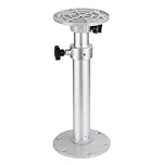 GEARFLOW Premium Table Pedestal Leg Adjustable 18-27.5 Inch,Boat & Rotatable Table Pedestal Stand Detachable Table Base Leg for Rv Camper Caravan Boat Yacht Home