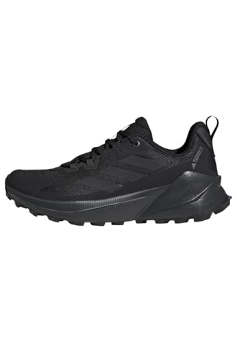 adidas Terrex Trailmaker 2 Hiking Shoes, Zapatos de Senderismo Mujer, Core Black/Grey Four/Collegiate Gold, 36 EU