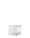 Groesse: 40x40x40 Kartell Optic, Bambus, Crystal, 40 x 40 x 40 cm