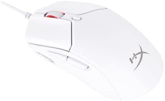 HyperX Pulsefire Haste 2 USB Type-A Wired RGB Gaming Mouse, Up to 26K DPI, HyperX 26K Sensor, 53g Ultra-Lightweight, 6 programmable Buttons, 8K Hz Polling Rate, 24 Months Warranty - White [6N0A8AA]