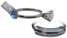 EZsizer Ring Size Reducer, Ring Guard, Ring Size Adjuster, Size: Wide, for rings 4 to 6 mm wide