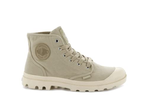 Image of Palladium Pampa Hi Men's Outdoor Boots | Hiking, Trekking & Riding Ankle Boots | Stonewashed Canvas, All-Season, Quick-Dry
