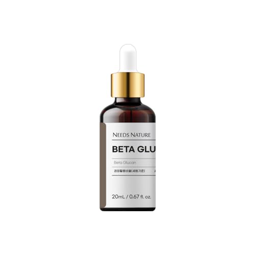 Beta-Glucan 100% Facial Serum for Face – NEEDS NATURE DIY Booster | Deep Hydration & Barrier...