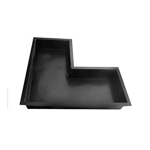 Wacredo GFK Winkelbecken 140 x 70 x 35cm Kneippbecken Teichbecken Wasserspielbecken architektonisches Wasserbecken für Wasserspiel...