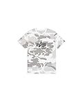 Alpha Industries Basic T-Shirt Camo 385-white Camo Hombre Talla XL