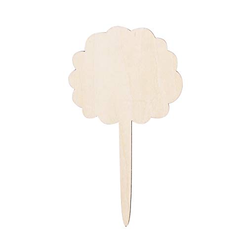 10 Pcs Étiquettes pour Plante, étiquettes en Bois écologique, Plante Tags en Bois de T-Type, de Plantes en Bois Étiquettes de Fines Herbes de Jardin Étiquettes, pour Tout Type de Plante (B) Cover