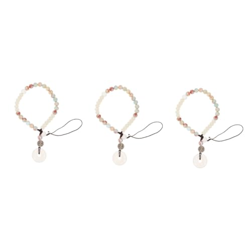 Lanière de téléphone perles et dragonne pour smartphone : perles chic et cordon durable