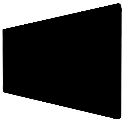 Gaming-Mauspad, Anime, extra großes Mauspad - Computer-Tastatur, erweitertes Mauspad, personalisiertes Design, Mauspad, genähte Kanten, für Gaming-Player, 90 x 40 cm, Schwarz Cover