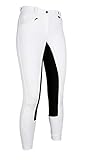 HKM Basic Belmtex Grip Easy Damen 3/4 Besatz rot/schwarz 158