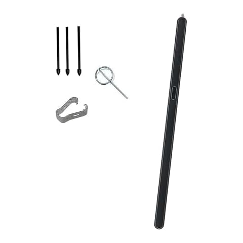 Z Fold 6/5 S Pen Fold Edition Galaxy Z Fold 5 Slim S Pen + Pen Tips for Samsung Galaxy Z fold 6 S Pen Z Fold 5 Stylus Pen +Replacement Tips/Nibs +Eject Pin (Black) Cover