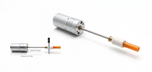 Image of High-Torque 12V-24V DC Gear Motor with Integrated Mini Drill Chuck & Bit - Precision Micro Electric Drill Motor for DIY PCB, Wood, and Plastic Crafting