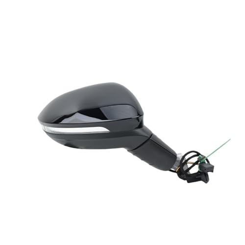Rétroviseur Golf 8 noir 6 broches avec clignotant droit intégré