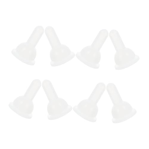 SUPVOX Silicone Pet Feeding Bottle Nipples Replacement Nipples for Rabbit Dog Kitten Milk Bottle Accessories