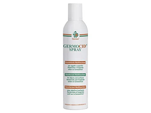 GIMA Germo, Germocid Spray - Disinfettante Multifunzione per oggetti e superfici, Battericida Fungicida, 400 ml
