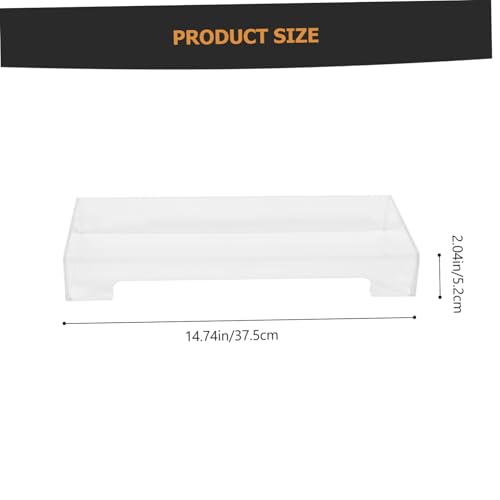 Funda protectora de teclado de acrílico transparente para uso doméstico 2
