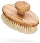 WILDLING Aura Sweeper | Artisan Crafted Dry Body Brush | Stimulates Lymph Flow + Boosts Circulation | Plant-Based Agave Fibers + Olive Wood Handle