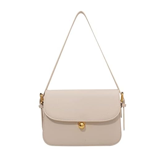 Bolsas tiracolo femininas de couro plutônio de qualidade bolsas femininas de ombro bolsas pequenas para mulheres(White)