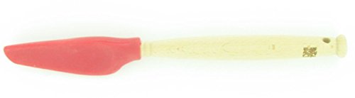 Sabatier Beechwood Jar Spatula with Silicone Head 10-Inch