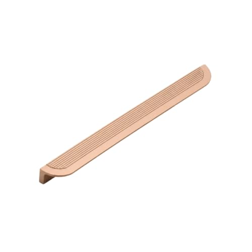 Image of VEZEL Aluminium Wardrobe Handle - Modern Cabinet Pull for Wardrobe, Drawer & Furniture, PVD Rose Gold, 288mm - Pack of 1 -| 3 Years Warranty |