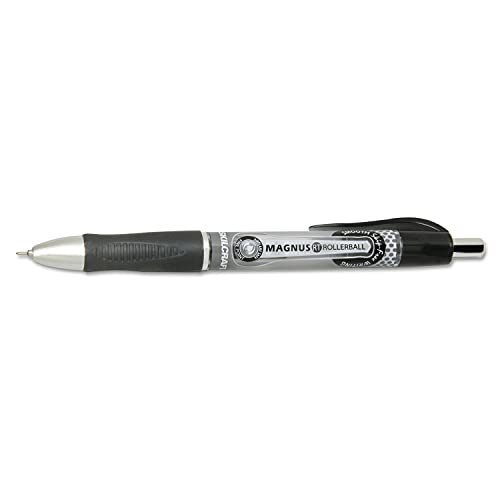 Stylo roller rétractable SKILCRAFT fin noir pour écrire sans taches ni bavures