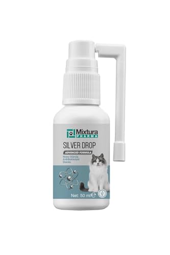 Mixtura Pharma Silver Drop Nano-Gümüş Dezenfektan Damla Sprey – Kedi ve Köpek Temizleme Spreyi