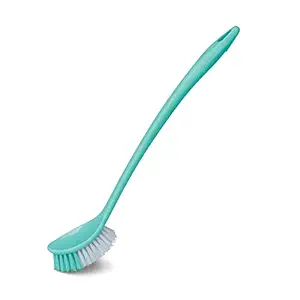 Toilet Plastic Brush (Aqua Green,Pack of 1 piece) (DCPDBTH024ASSR0120)