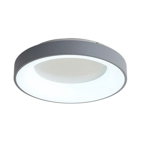 Plafonnier rond en fer forgé LED tricolore pour salon et chambre