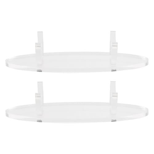 MAGICLULU Lot de 2 Supports Transparents en Acrylique pour Stylo-plume, Porte-stylos Compact et Pratique, Présentoir à Crayons pour Bureau et Maison,...