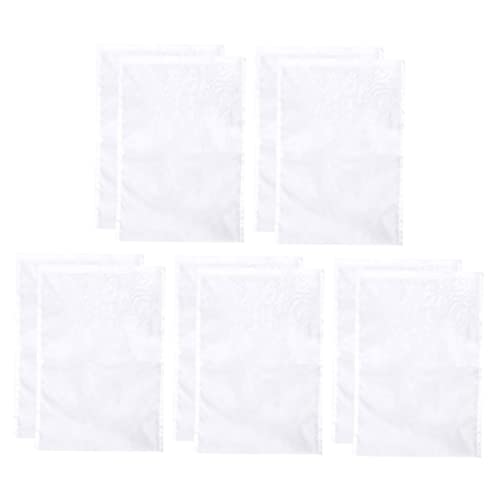 ABOOFAN 10pièces Sacs à Filtrer Réutilisables Nylon Maille Fine Mailles Filtre Alimentaire Multi-usages Pour Lait De Noix Bières Maison Et Jus Fruits Lot De Filtrants Résistants