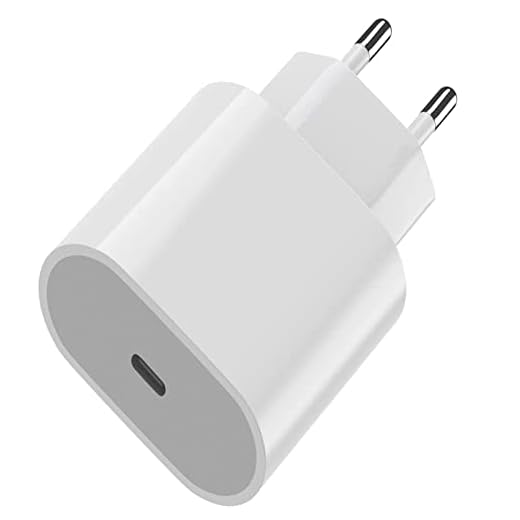 Cargador USB C 20W, Carga Rápida Power Delivery 3.0 Tipo C Cargador Adaptador Compatible con iPhone 13/13 Mini/13 Pro/13 Pro MAX 12/12 Mini/12 Pro/12 Pro MAX 11/11 Pro/11 Pro MAX/SE/iPad Pro -Blanco