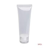 Die klaren Kunststoff kosmetische Reise Behälter eignen sich für mit Cremes, Lotionen, Hautpflegeprodukte, Feuchthaltemittel und andere Füllung