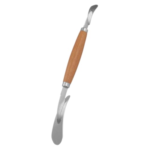 LOORGVEL ステンレス製オレンジピーラー 柑橘類用多機能皮むき器 手に優しい設計 キッチン用果物皮むきツール 家 レストラン 学校給食対応