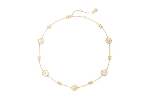Kate Spade New York レディース ヘリテージブルーム スキャッターネックレス クリーム/ゴールド ワンサイズ