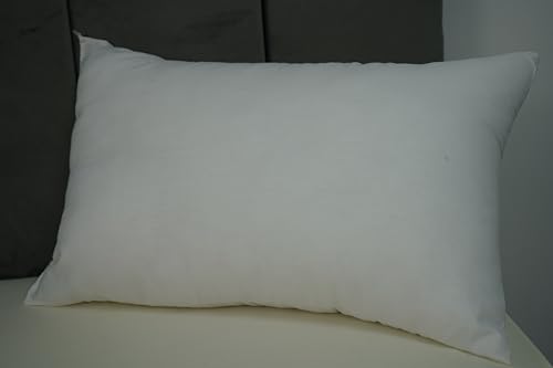 ARLINENS Virgin Hollow fibre Filled Anti-Allergy Baby Nursery Toddler Junior Cot Bed Pillow Poly Cotton Cover in 40cm x 60cm