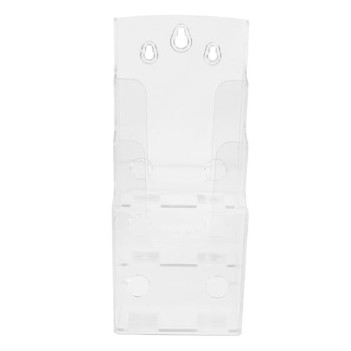 LOLIPPYY 透明製名刺スタンド ビジネスカードホルダー 卓上用オフィスデスク整理用 展示架 ビジネスリーフレットラック兼用