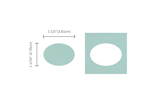 Bira Craft 1.5 Inch Oval, Easter Egg Punch, Lever Action Craft Punch For Paper Crafting Scrapbooking Cards Arts #TOP1